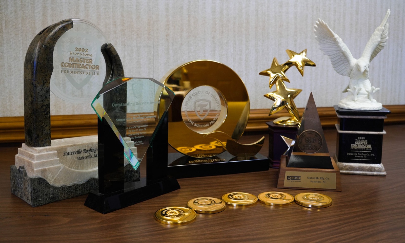 Statesville Roofing industry awards